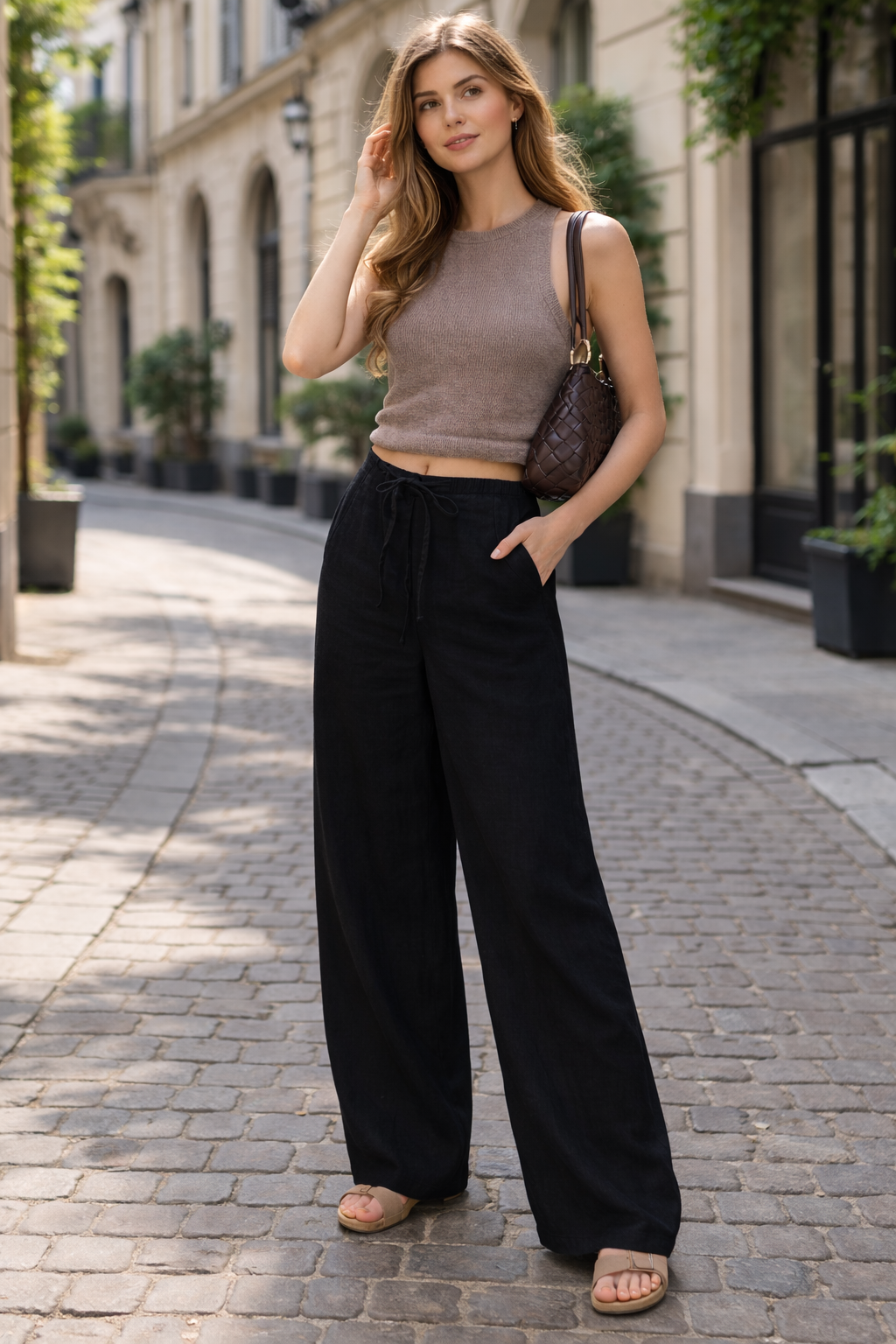 Elena Linnen Broek