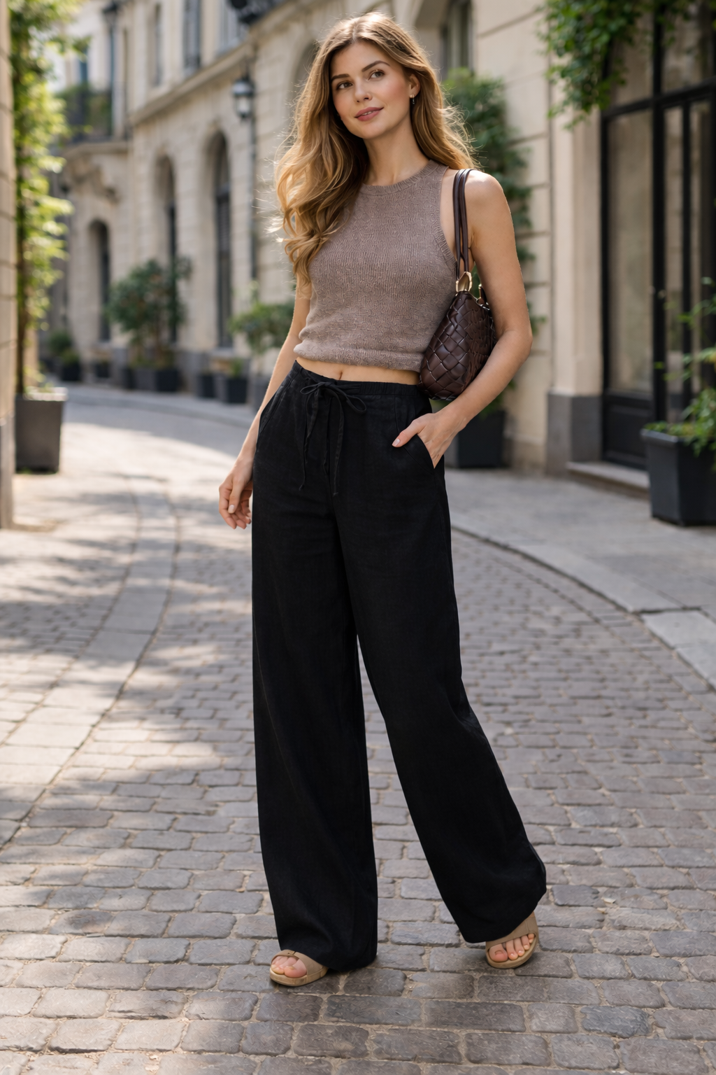 Elena Linnen Broek